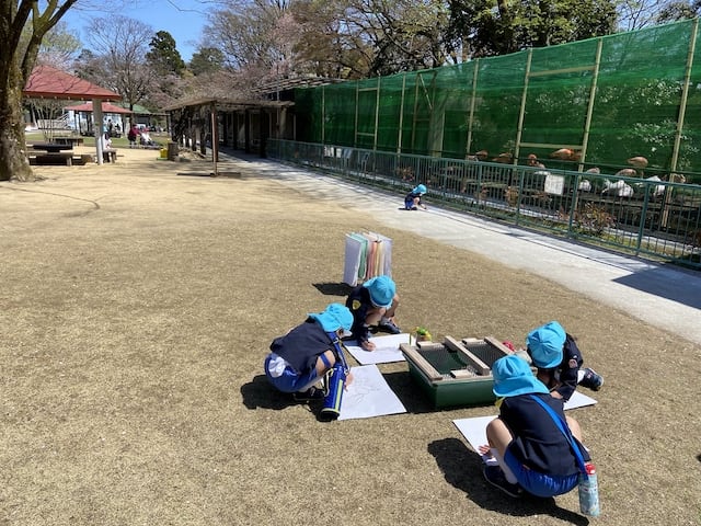 高岡古城公園に遊びに行きました ほのぼの日記 富山県高岡市の認定こども園 かたかご幼稚園かたかご保育園