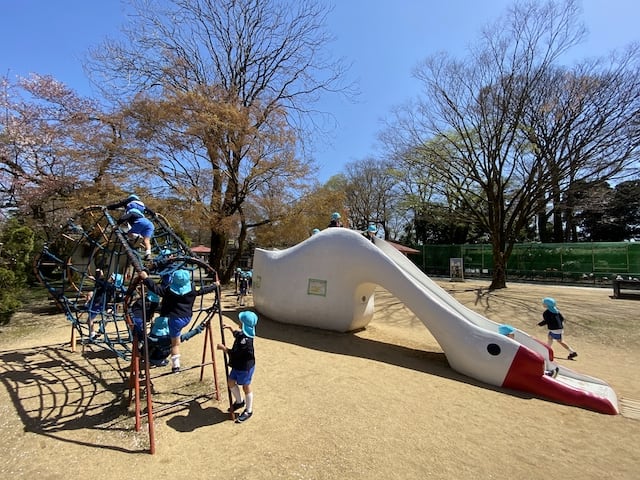 高岡古城公園に遊びに行きました ほのぼの日記 富山県高岡市の認定こども園 かたかご幼稚園かたかご保育園